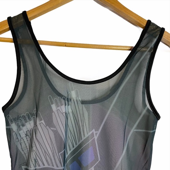 Marvel Hawkeye Bodycon Mesh Back Dress Cosplay Small Superhero Fandom - Picture 6 of 11